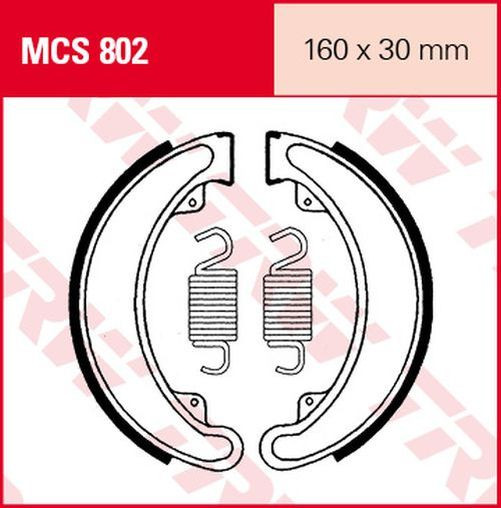 TRW Lucas Bremsbacken MCS802 honda (Satz)