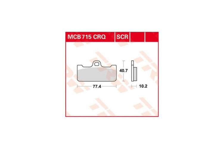 TRW Lucas Racingbelag MCB715CRQ (Satz)
