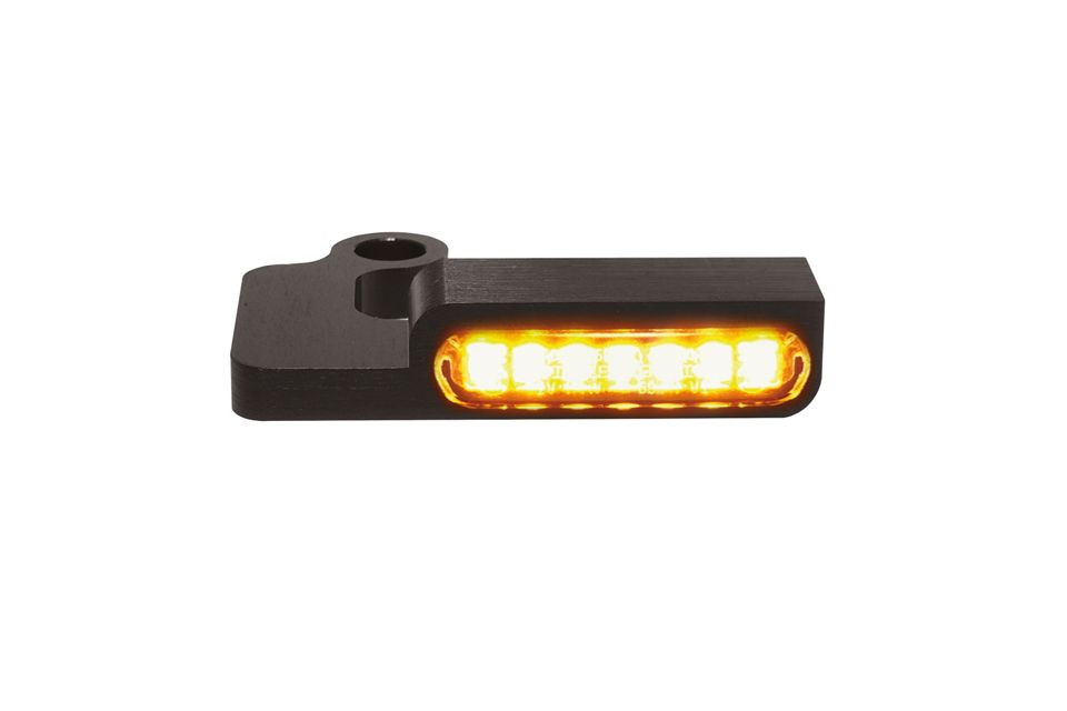 HeinzBikes LED Armaturen Blinker SPORTSTER Modelle -13, schwarz (Paar)