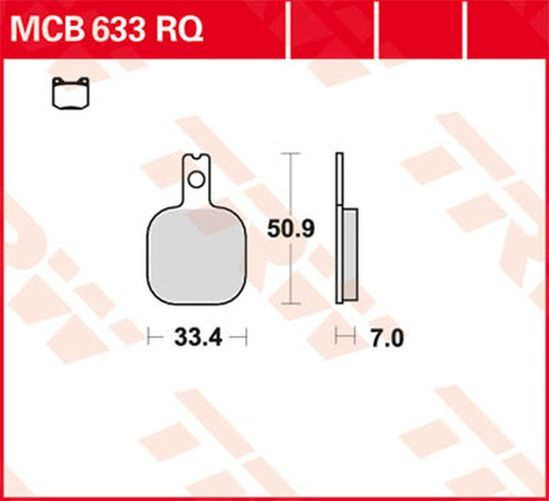 TRW Lucas Racingbelag MCB633RQ (Satz)