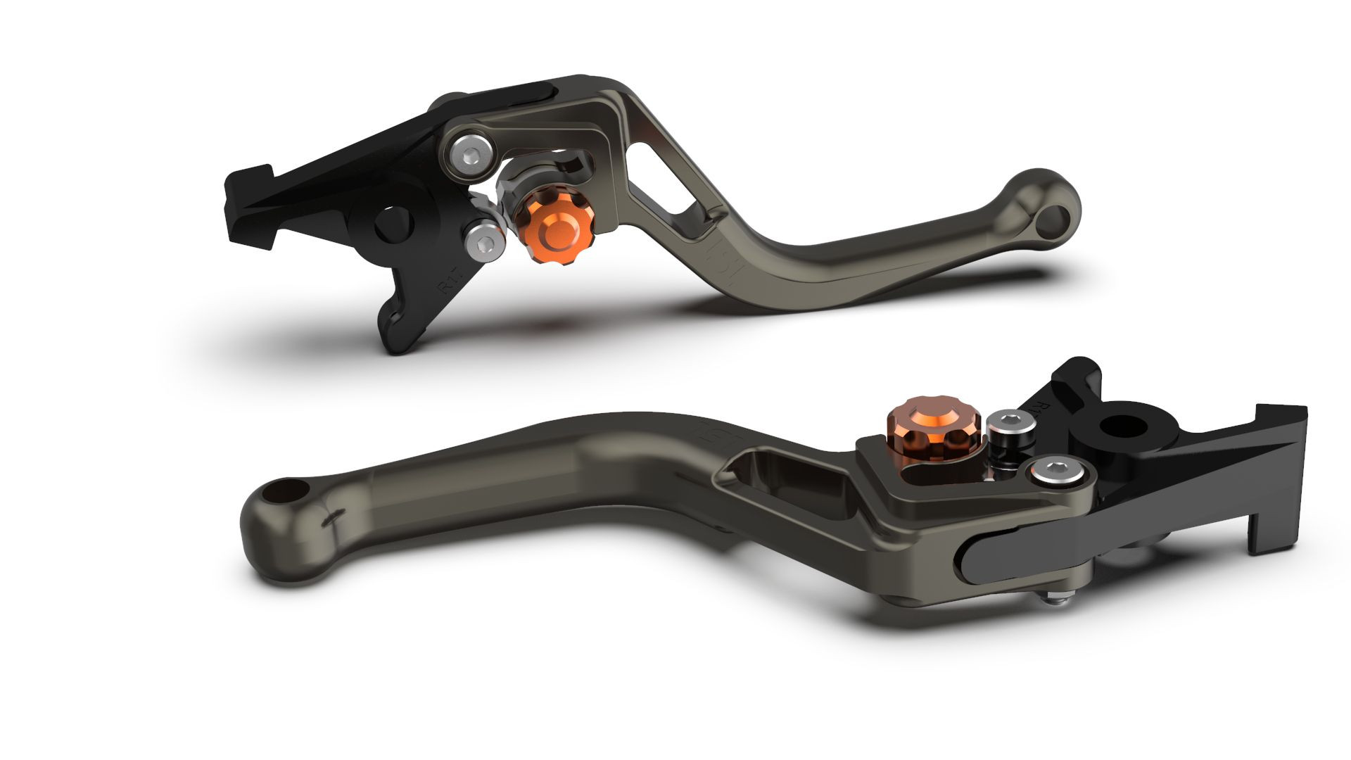 LSL Bremshebel BOW R35R, kurz, anthrazit/orange