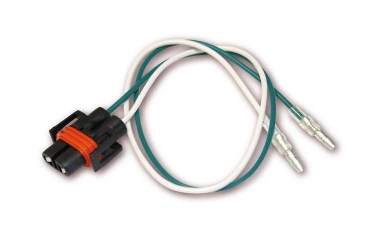 Anschlussstecker für 12V H8+H11 Birnen, mit 350 mm Kabel. (Stück)