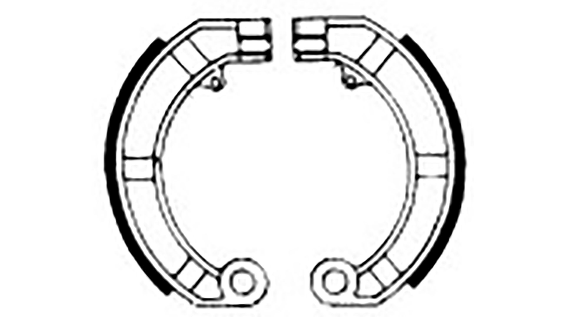 FERODO Bremsbacken FSB 874 (Satz)