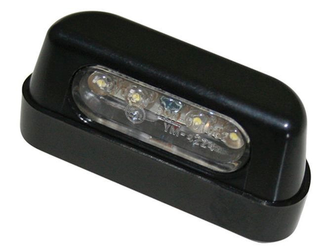 SHIN YO LED-Nummernschildbeleuchtung, ABS schwarz (Stück)