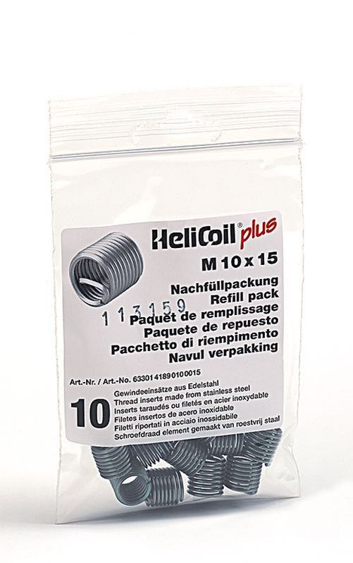 HELICOIL Nachfüllpackung HeliCoil plus Gewindeeinsätzen M 10 (Satz)