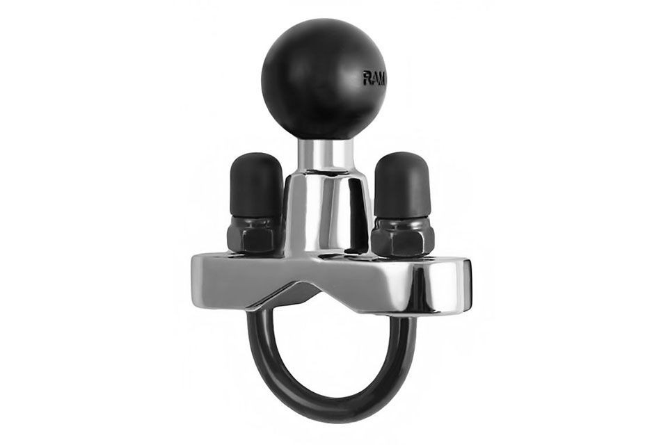 RAM Mounts Chrom-Klemmschelle - für 19,1-25,4 mm Ø, B-Kugel (1 Zoll) (Stück)