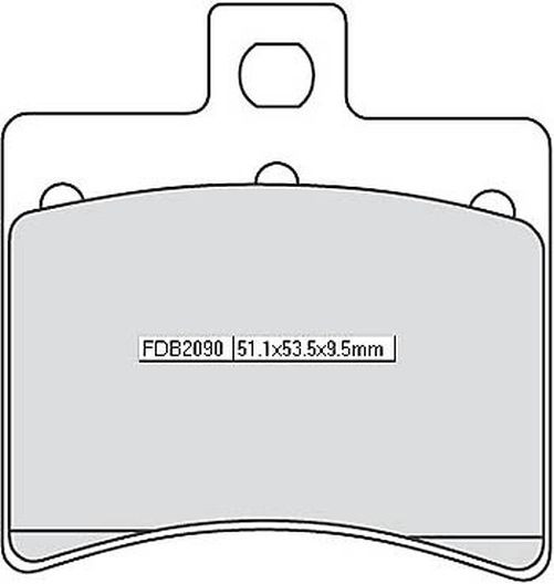 FERODO Bremsbelag FDB 2090 P (Satz)