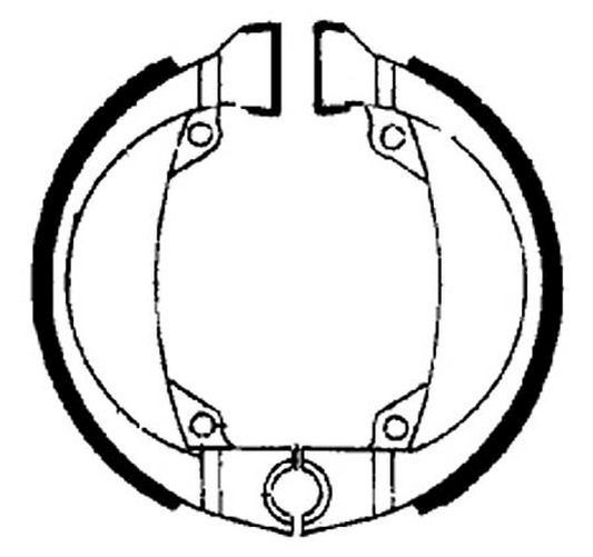 FERODO Bremsbacken FSB 758 (Satz)