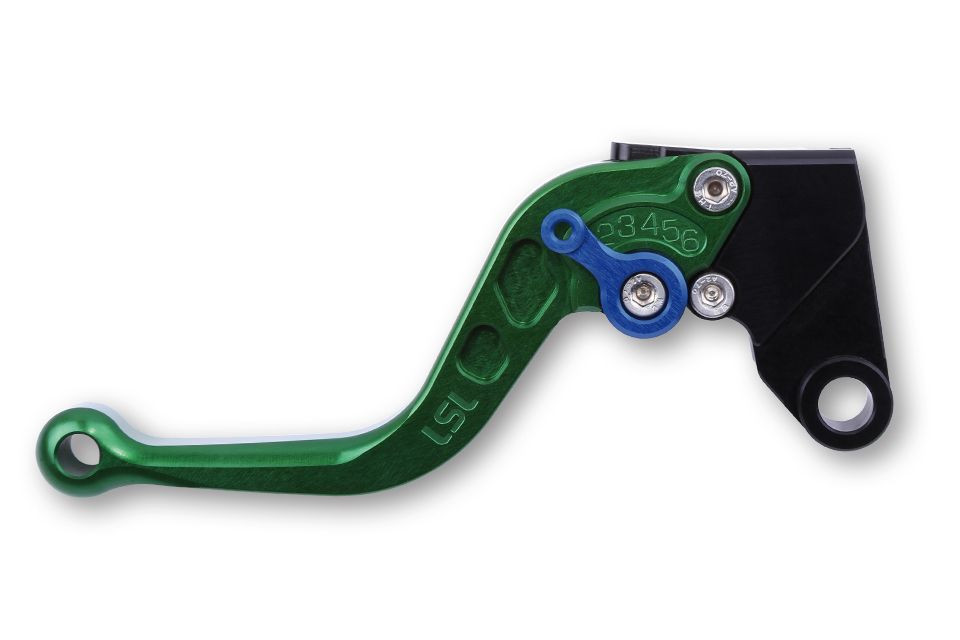 LSL Kupplungshebel L51 Ducati kurz, grün/blau (Stück)