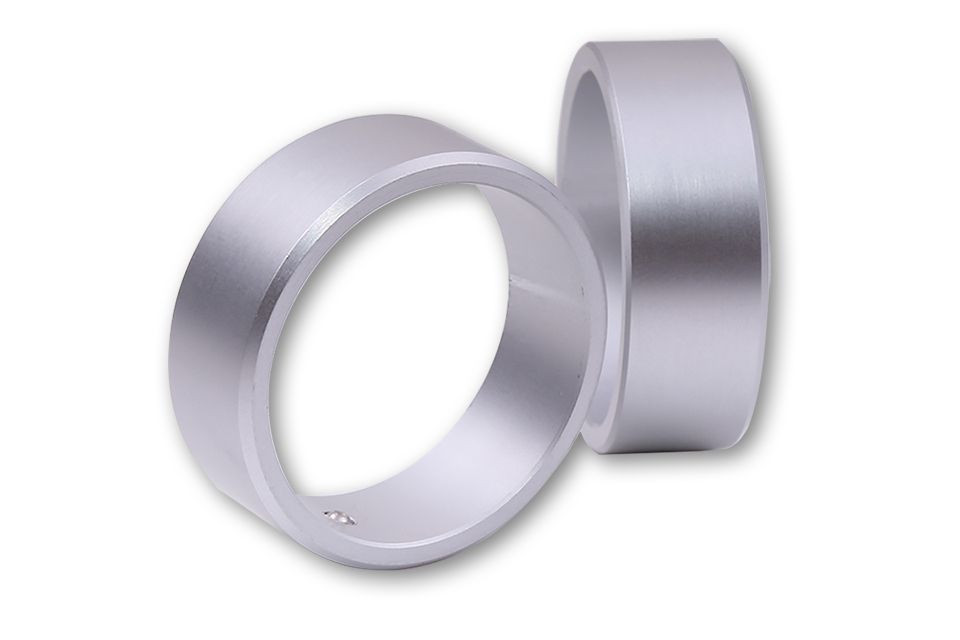 HIGHSIDER Farbring für Lenkergewichte, silber (Paar)