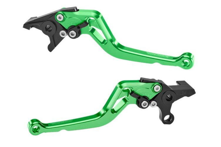 Probrake Kupplungs- & Bremshebelset MIDI, grün, honda (Paar)