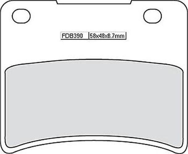 FERODO Bremsbelag FDB 390 Platinum (Satz)
