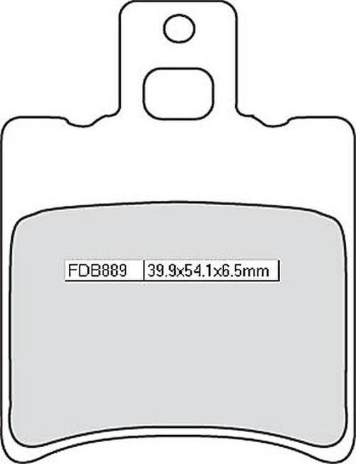 FERODO Bremsbelag FDB 889 EF (Satz)