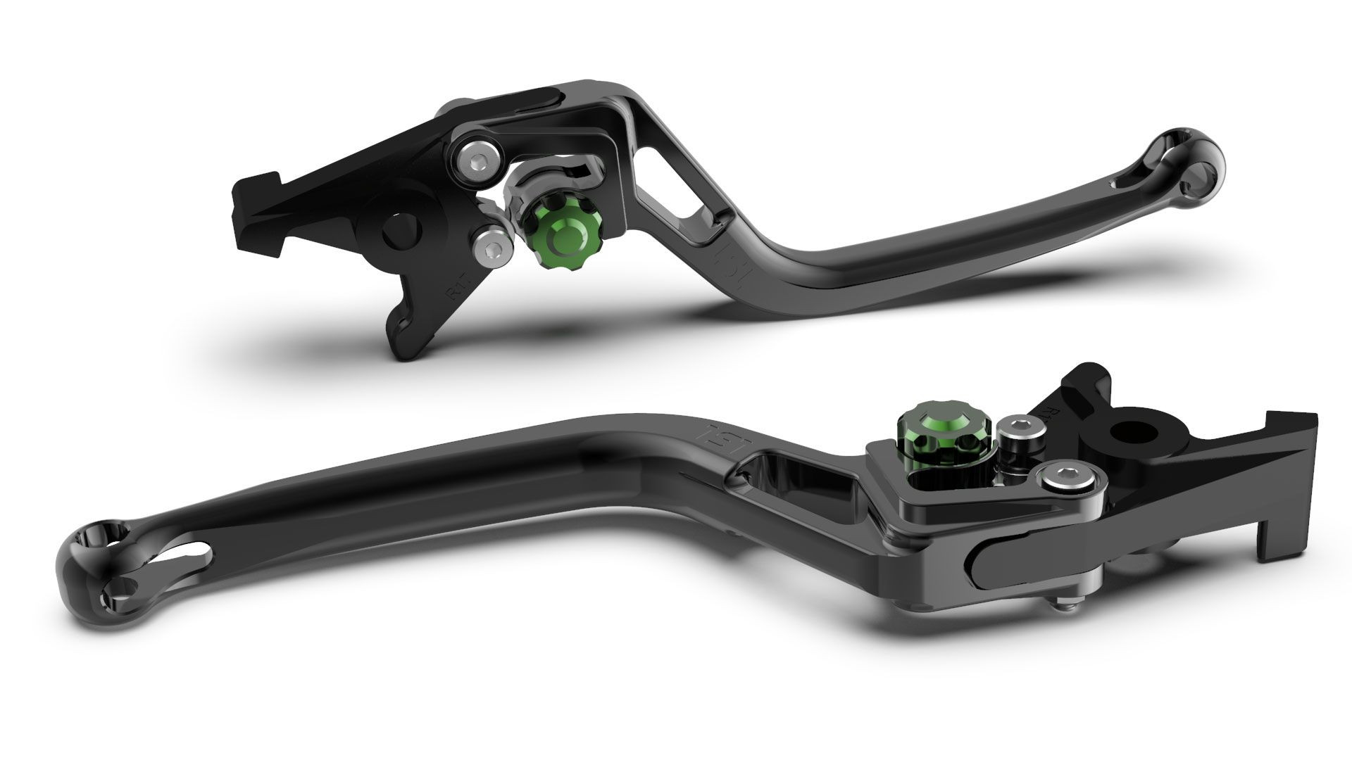 LSL Kupplungshebel BOW für Brembo 16 RCS, L37R, schwarz/grün (Stück)