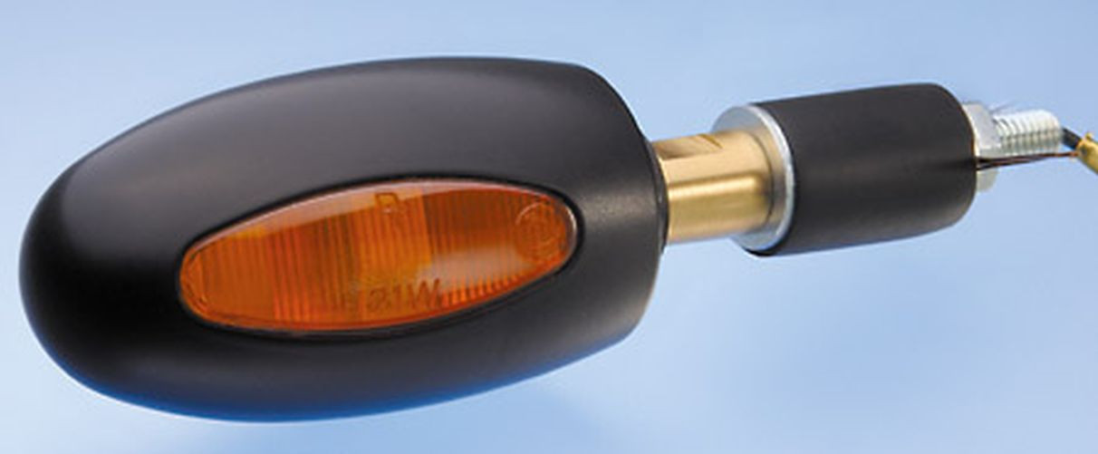 Kellermann Lenkerendenblinker BL 1000 Messing schwarz (Stück)