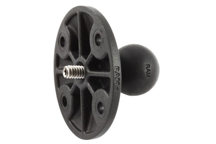 RAM Mounts Verbundstoff-Basisplatte mit 1/4 Zoll-20 Gewindestift - für Kamera-Anbindung (Stück)