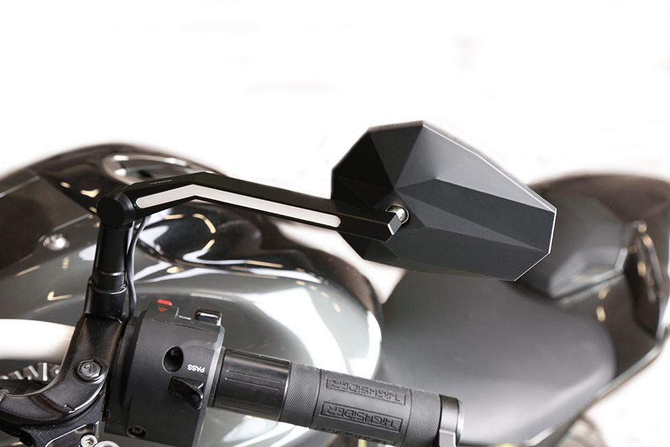 HIGHSIDER Spiegel STEALTH -X3 mit LED Positionslicht