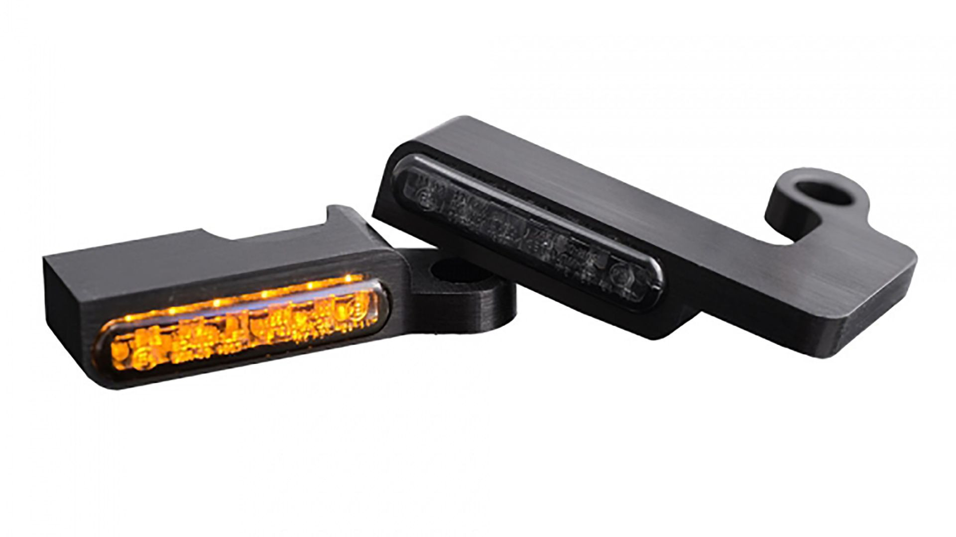 HeinzBikes LED Blinker für H-D Lenkerarmaturen SPORTSTER 1990-2003, schwarz