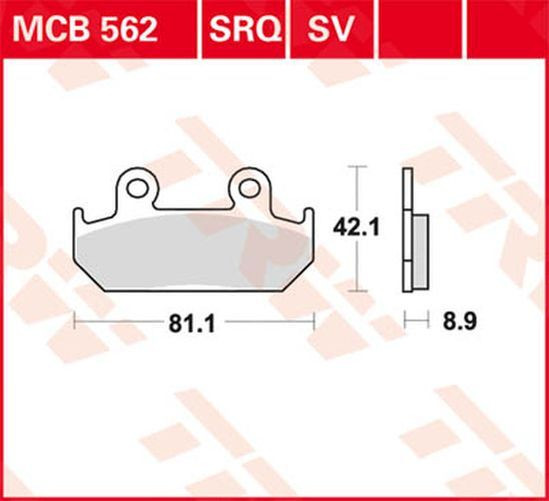 TRW Lucas Racingbelag MCB562SRQ (Satz)