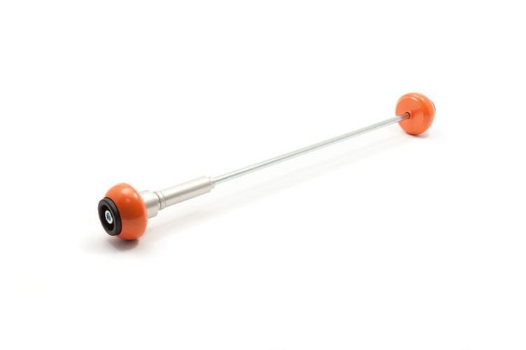 LSL Crash Ball Achse DUCATI Hypermotard, orange, hinten (Set)