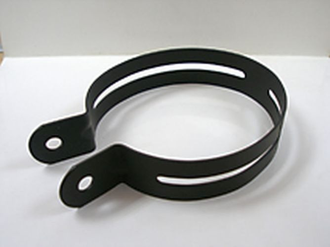 IXIL Auspuffschelle Edelstahl schwarz, oval (Stück)