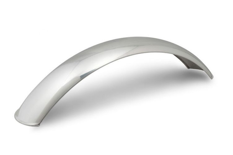LSL Alu-Kotflügel, poliert 21 Zoll/700 mm Bogenmaß, 105 mm breit (Stück)