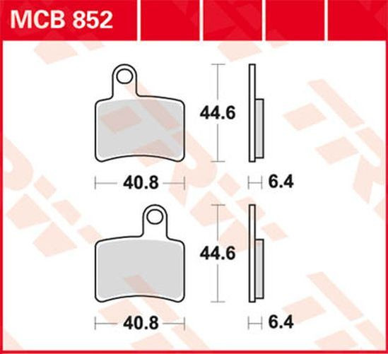 TRW Lucas Bremsbelag MCB852 beta (Satz)