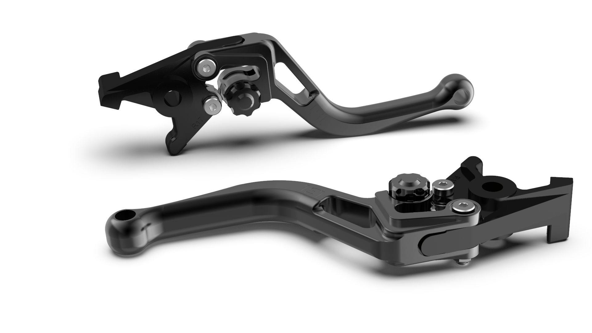LSL Bremshebel BOW kurz R74R, schwarz/schwarz (Stück)