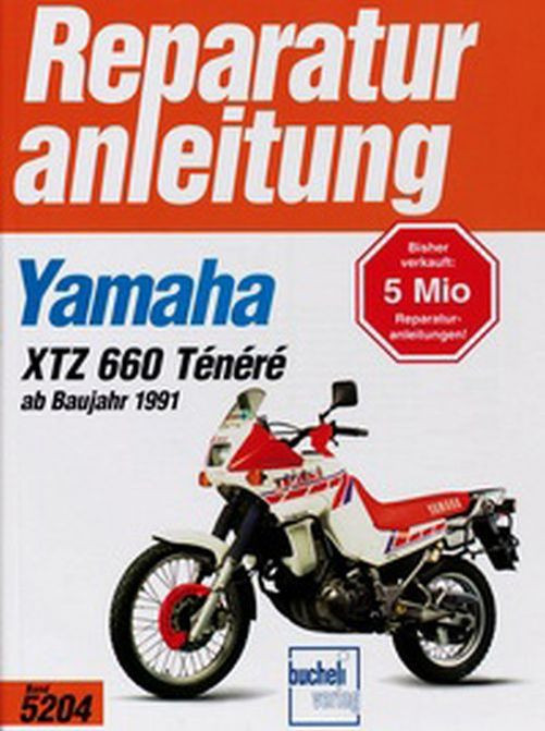 Motorbuch Bd. 5204 Reparatur-Anleitung YAMAHA XTZ 660 Ténéré (ab 91) (Stück)