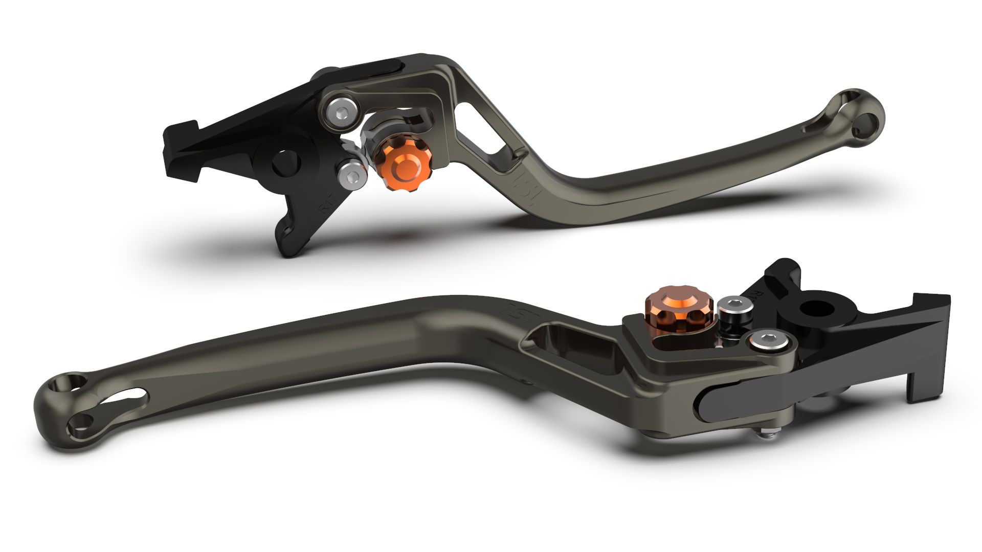 LSL Bremshebel BOW R43R, anthrazit/orange