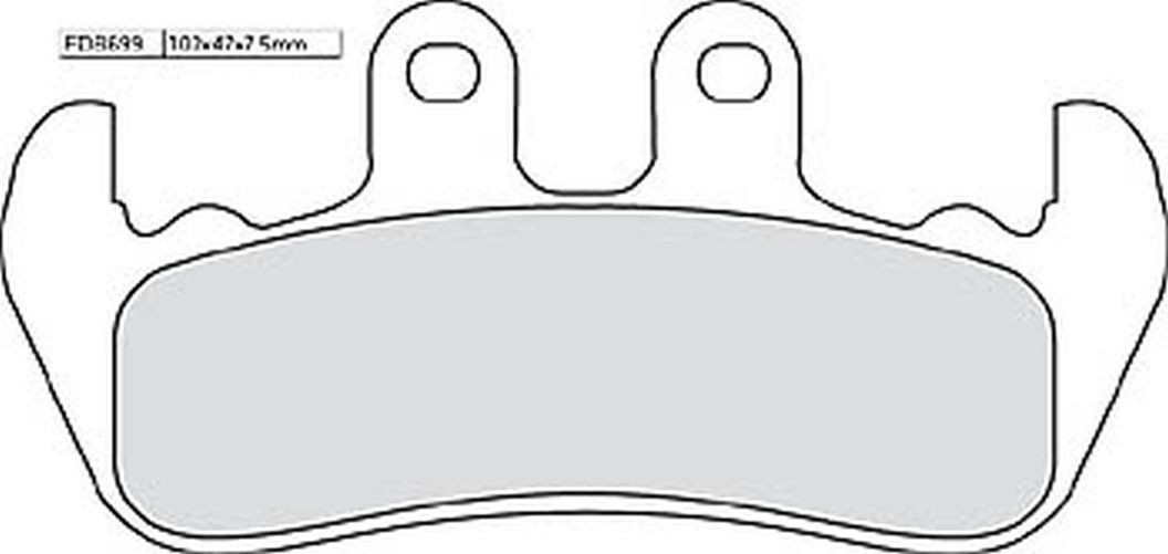 FERODO Bremsbelag FDB 699 Platinum (Satz)