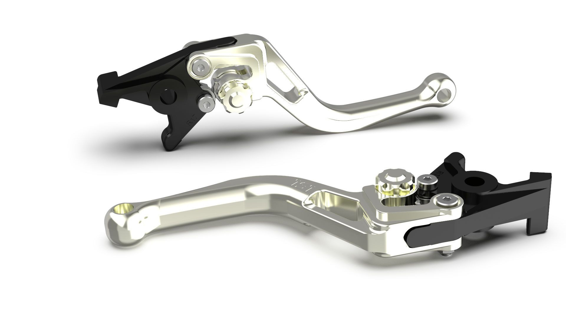 LSL Bremshebel BOW R38R, kurz, silber/silber (Stück)