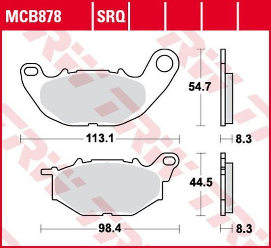 TRW Lucas Racingbelag MCB878SRQ (Satz)