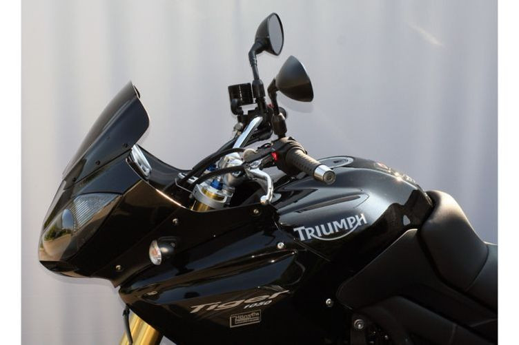 MRA-Verkleidungsscheibe, TRIUMPH Bonneville Tiger 1050, 06-15, schwarz (Stück)