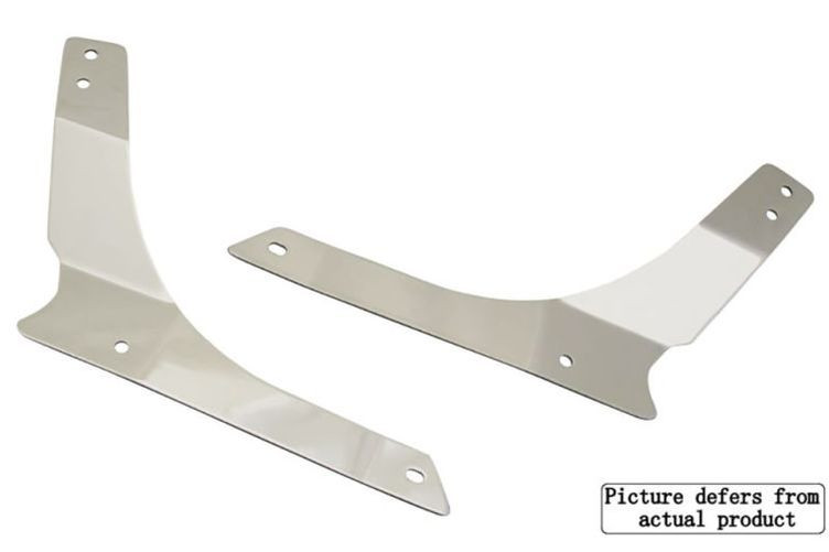 HIGHWAY HAWK Highway Hawk Sissybar chrom Comfort Höhe - 400 mm (ab Fender) (Satz)