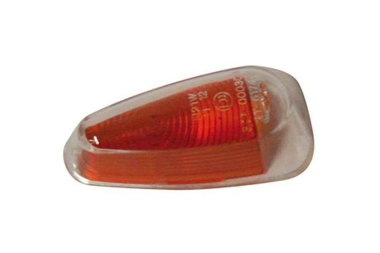 Ersatzglas transparent, mit gelbem Reflektor für Mini-Blinker 202-860 (Satz)