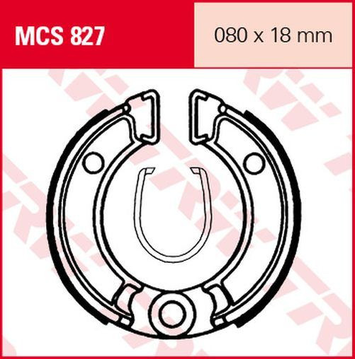 TRW Lucas Bremsbacken MCS827 (Satz)