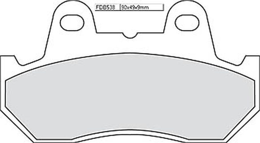 FERODO Bremsbelag FDB 538 Platinum (Satz)