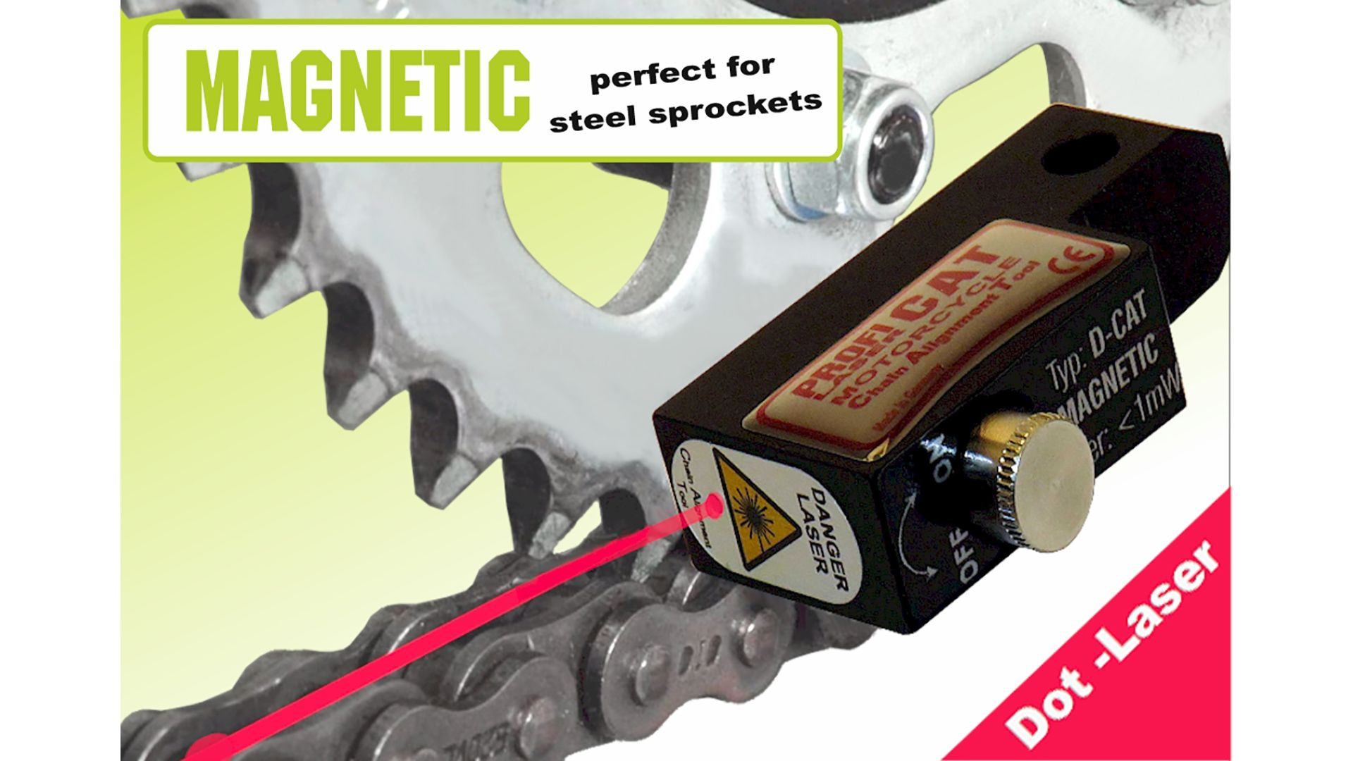 PROFI PRODUCT D-CAT - magnetisch für Stahl Kettenräder