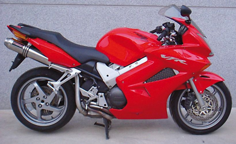 TAKKONI Edelstahl Auspuff Honda VFR 800 FI, 02-11, (Paar)