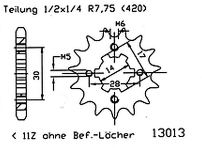 ESJOT Kettenrad 34 Zähne (Stück)