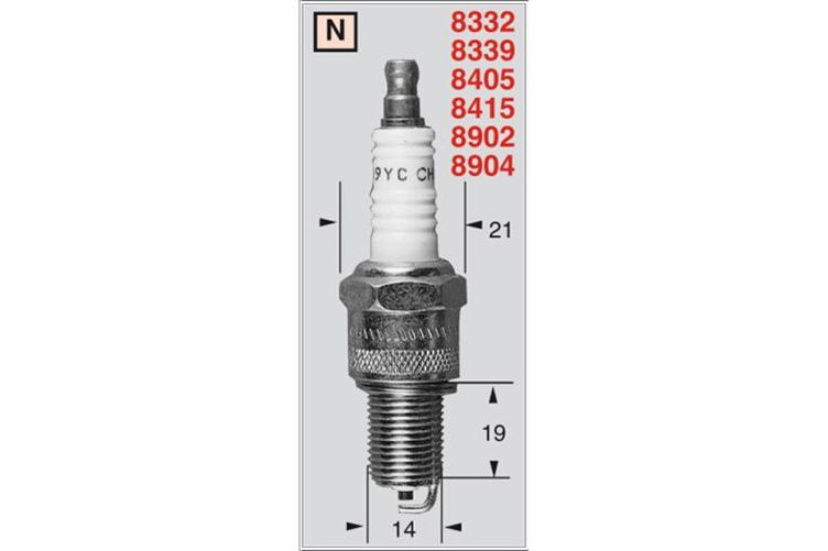 CHAMPION Zündkerze CHAMPION RN9YCC/OE004 (Stück)