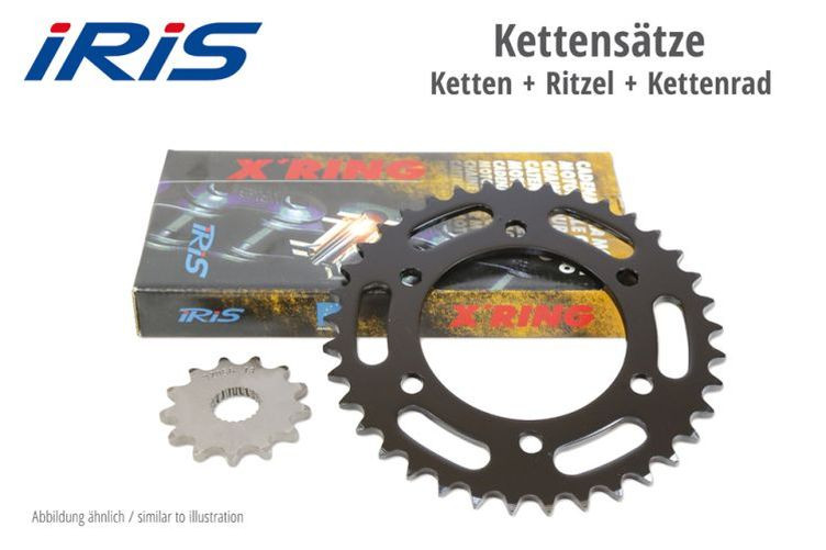 IRIS Kette&ESJOT Räder X-Ring Kettensatz Aprilia SMV 750 Dorsoduro, 2009-16 (Satz)