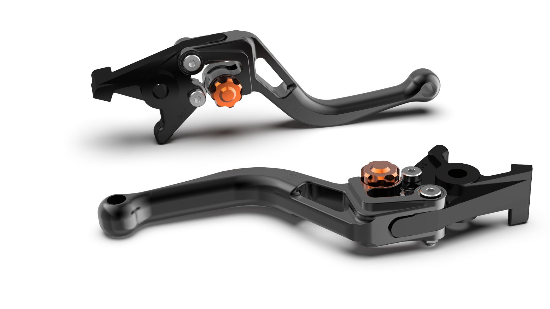 LSL Bremshebel BOW R35R, kurz, schwarz/orange