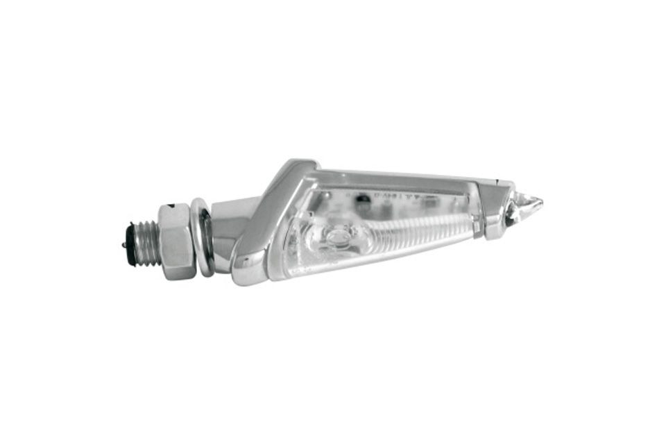 HIGHWAY HAWK LED Blinker Set Strunk, chrom (Satz)
