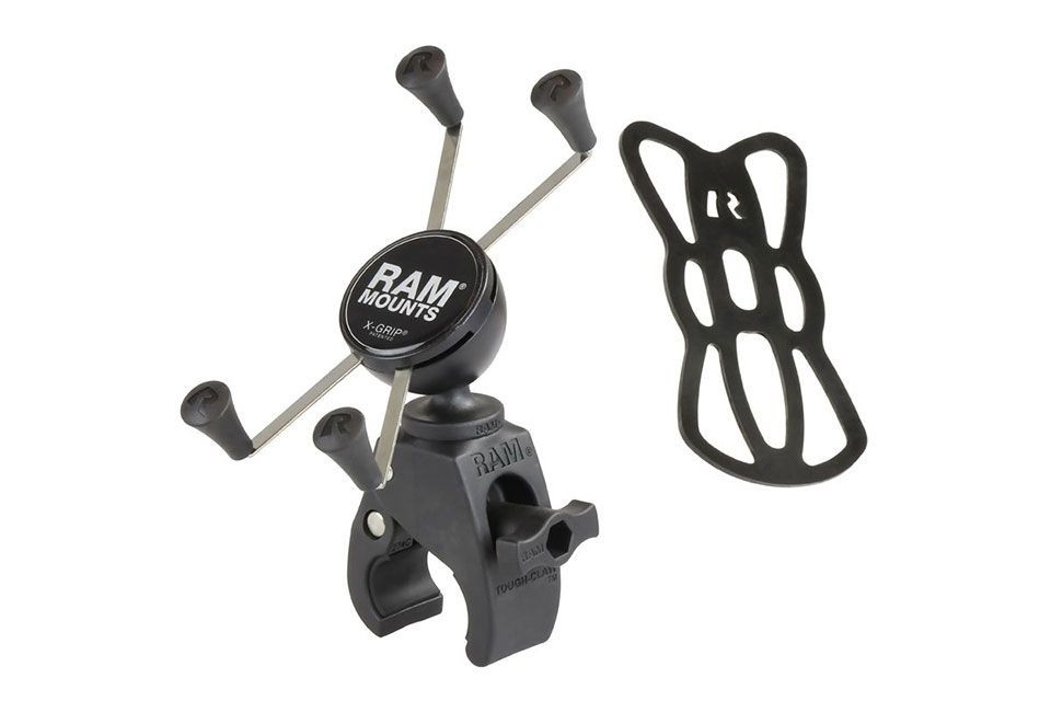 RAM Mounts Tough-Claw (Rohre/Stangen) mit X-Grip Universal Halteklammer für große Smartphones (Stück)