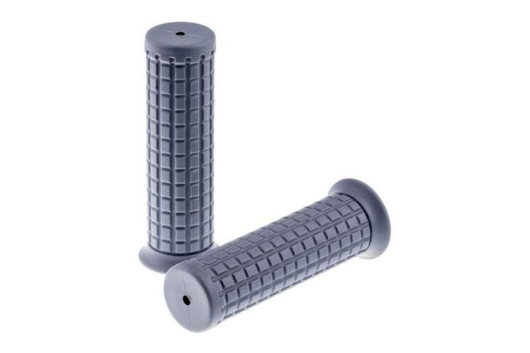 HIGHWAY HAWK Griffe Tuck N Roll Grey für 22 mm (7/8)Lenker ohne Gasgriff-Montage (Satz)