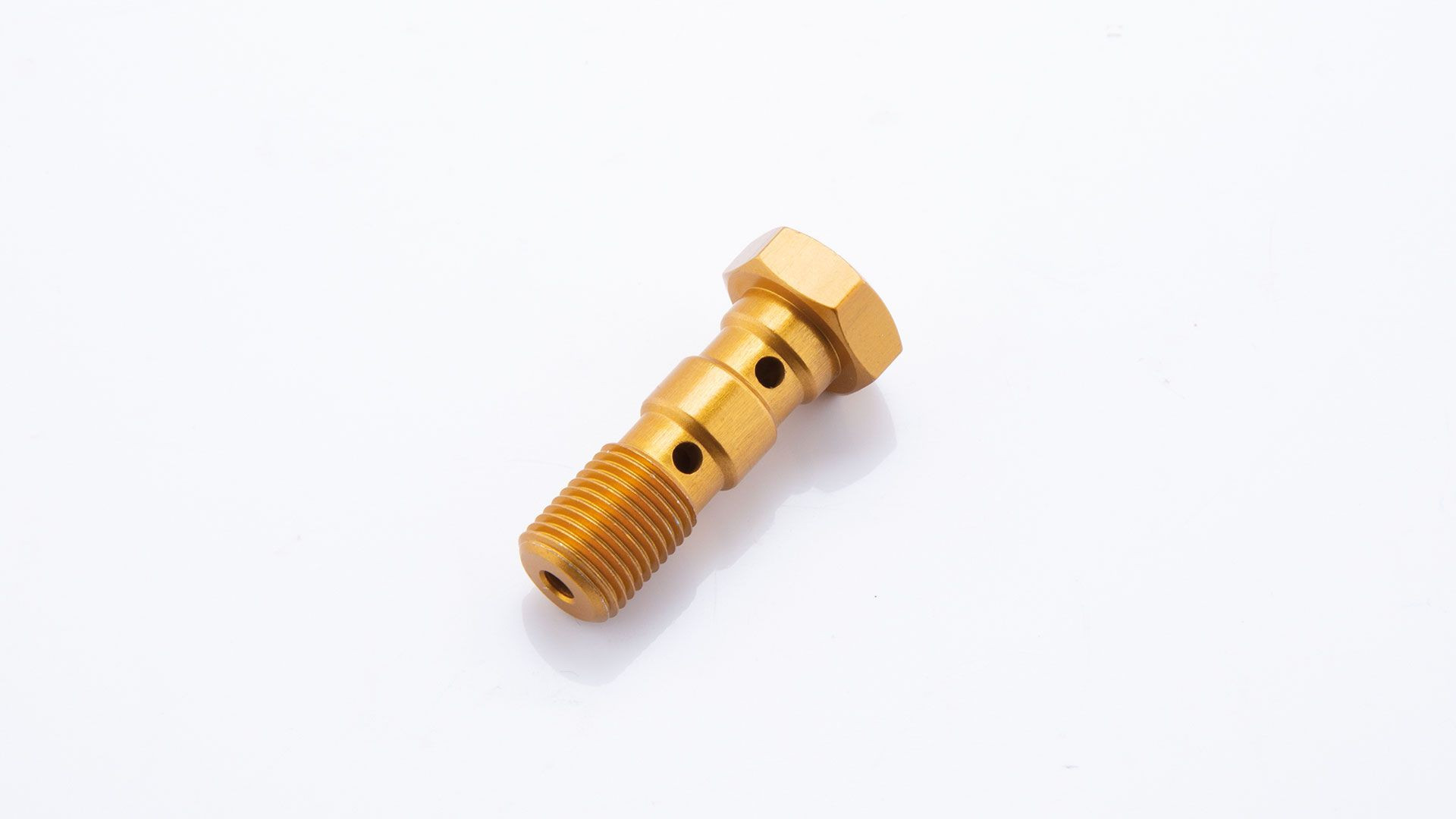 LSL Alu-Doppelhohlschraube M10x1.00, gold (Stück)