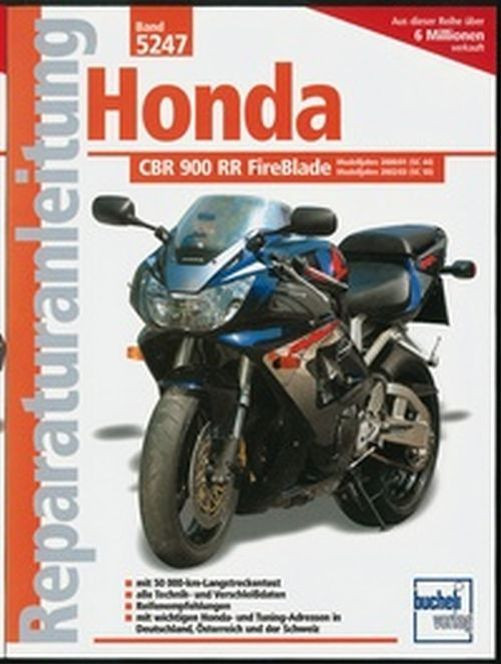 Motorbuch Bd. 5247 Reparatur-Anleitung HONDA CBR 900 RR, 00-03, (SC44/50) (Stück)