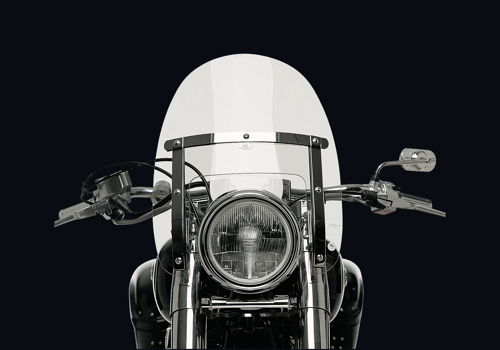 NATIONAL CYCLE Motorradscheibe Ranger Heavy Duty klar ABE passt für Honda VT750 Black Widow